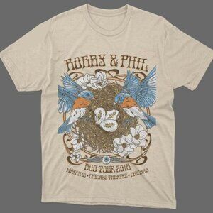 Bob Weir Phil Lesh Duo Tour 2018 Gildan Tee Chicago Night 1